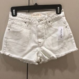 Brand New White Jean Shorts